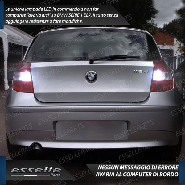 Lampade Retromarcia P12W Canbus 3.0 LED 6000K Serie 1 E87 E88 E81 E82