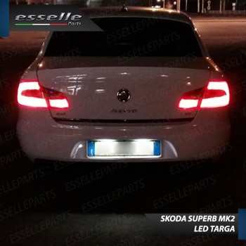 Luci Targa 6 LED Canbus 6000K per Skoda Superb 2 Luci Targa 6 LED Canbus 6000K per Skoda Superb 2