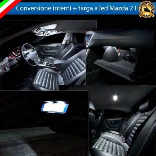 Led interni + Targa Mazda 2 MK2