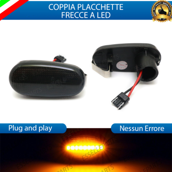 PLACCHETTE STATICHE NERE LATERALI A LED PER FRECCE SPECIFICHE PER ALFA ROMEO MITO
