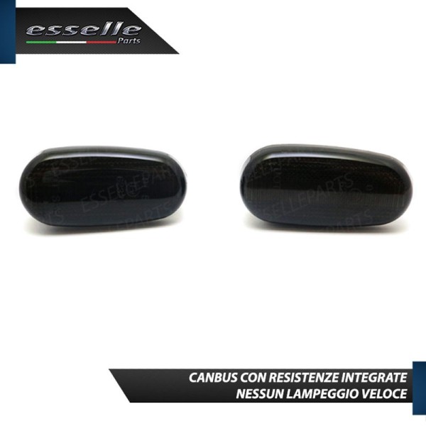 PLACCHETTE STATICHE NERE LATERALI A LED PER FRECCE SPECIFICHE PER FIAT BRAVO II