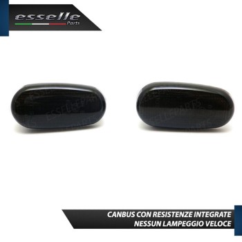 PLACCHETTE STATICHE NERE LATERALI A LED PER FRECCE SPECIFICHE PER FIAT BRAVO II