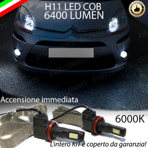 Kit Full LED Fendinebbia H11 6400 LUMEN CITROEN C4 PICASSO I