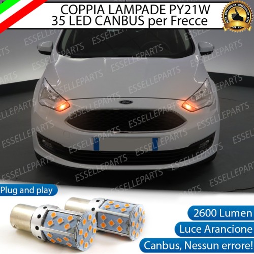 Coppia Frecce Anteriori PY21W 35 LED Canbus FORD C-MAX III