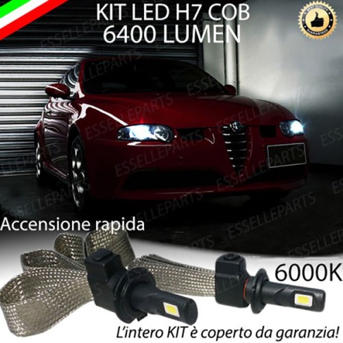Kit Full LED H7 6400 LUMEN Anabbaglianti ALFA ROMEO 147