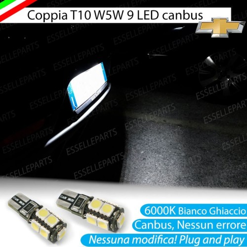 Luci targa 9 LED Canbus