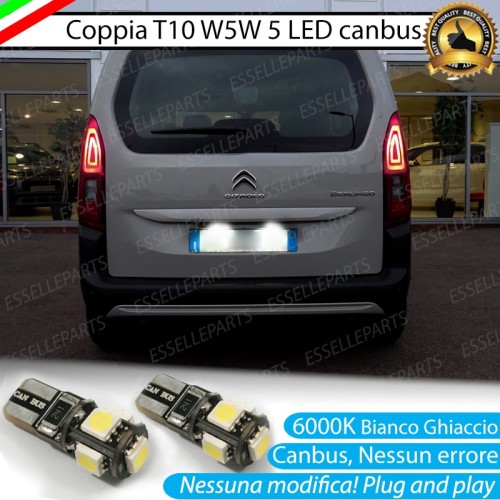 Luci targa 5 LED Canbus