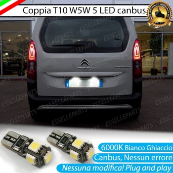 Luci targa 5 LED Canbus