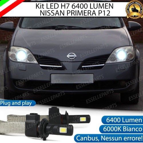 Kit Full LED H7 6400 LUMEN Anabbaglianti NISSAN PRIMERA III