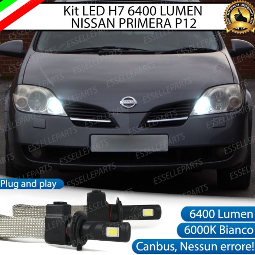 Kit Full LED H7 6400 LUMEN Abbaglianti NISSAN PRIMERA III