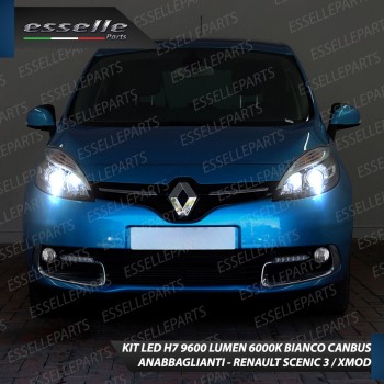 Conversione Fari Full LED 6000K bianco RENAULT XMOD Con Fari Lenticolari Conversione Fari Full LED 6000K bianco RENAULT XMOD Con Fari Lenticolari