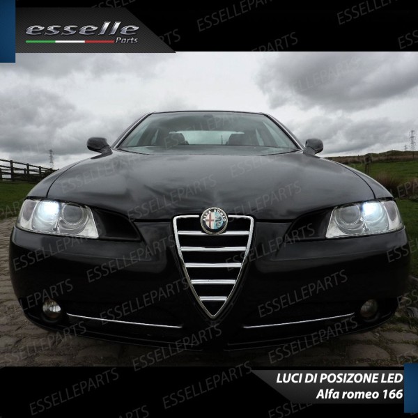 Conversione Fari Full LED 6000K bianco Alfa Romeo 166 Restyling