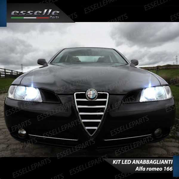 Conversione Fari Full LED 6000K bianco Alfa Romeo 166 Restyling