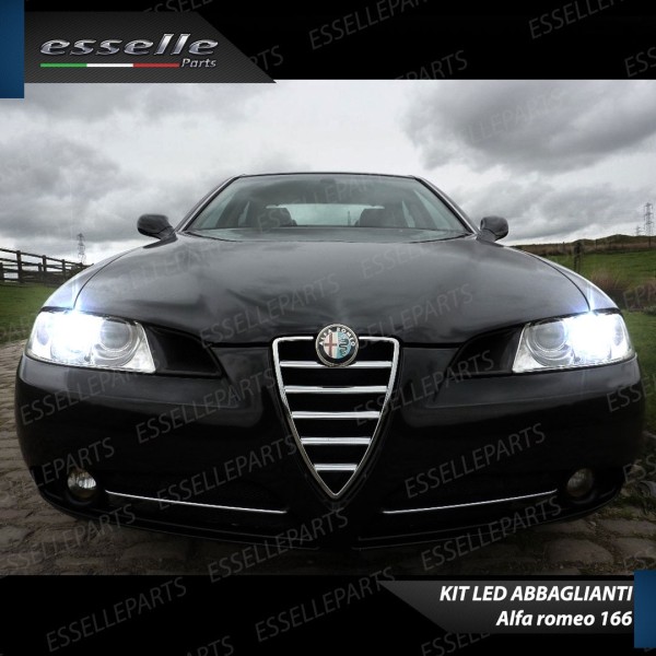 Conversione Fari Full LED 6000K bianco Alfa Romeo 166 Restyling