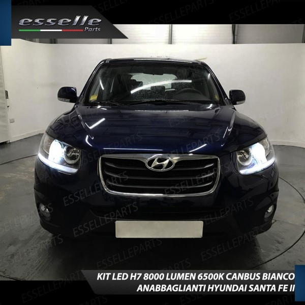 Kit Full LED H7 8000 LUMEN Anabbaglianti HYUNDAI SANTA FE II