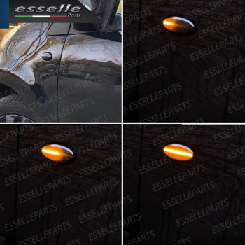 Placchette Dinamiche Laterali NERE a led per frecce specifiche RENAULT KOLEOS I