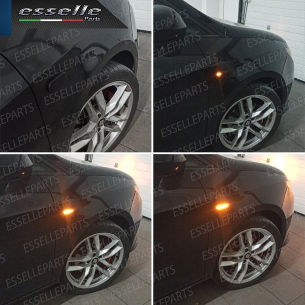 Placchette Dinamiche Nere fumè Laterali per frecce specifiche per FORD C-MAX I