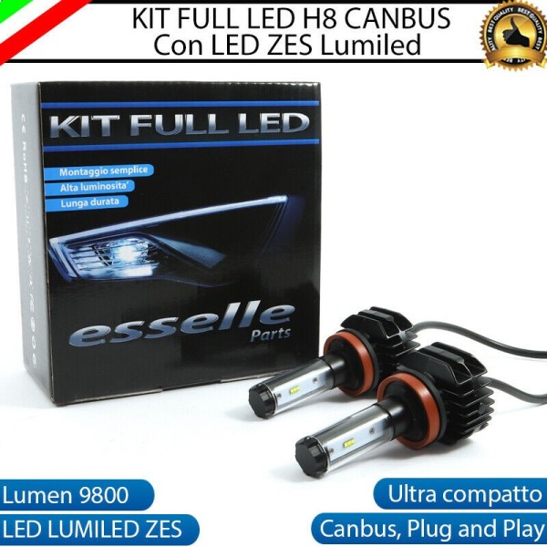 Kit Full LED H8 9800 LUMEN Fendinebbia per OPEL INSIGNIA B