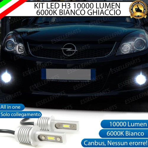 Kit Full LED H3 10000 Lumen Fendinebbia OPEL VECTRA C