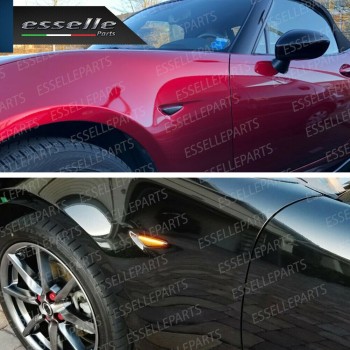 Placchette Dinamiche Nere fumè Laterali per frecce specifiche per MAZDA 5 II