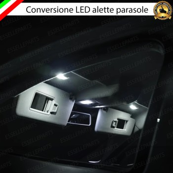 LED interni alette parasole 6000K Bianco per VW T-ROC con interni alogeni