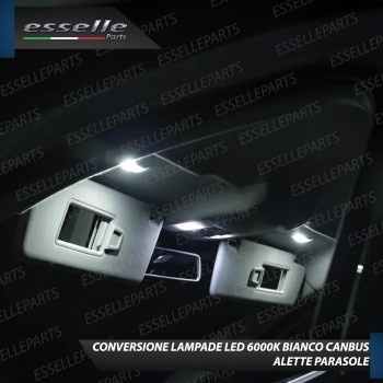 LED interni alette parasole per  VW T-ROC con interni alogeni