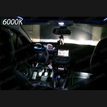Led interni Completo + Targa per Peugeot 508