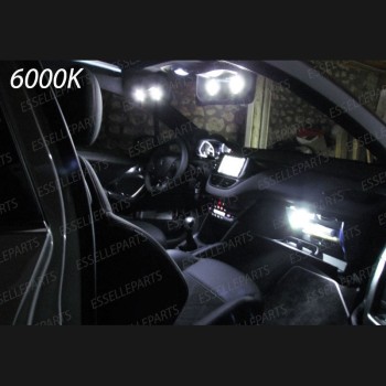Led interni Completo + Targa per Peugeot 508