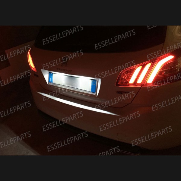 Led interni Completo + Targa per Peugeot 508