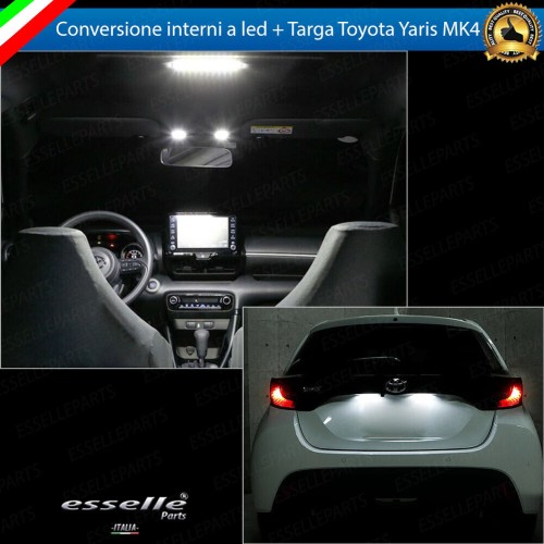 Led interni Completo + Targa TOYOTA YARIS MK4