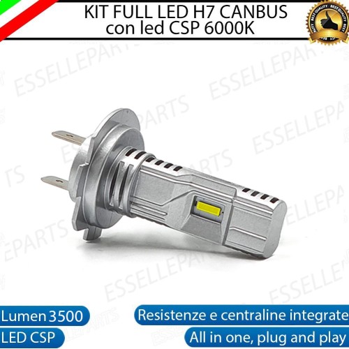 Kit Full LED H7 3500 Lumen Anabbagliante per PIAGGIO Super Hexagon GTX 180 2000-2001