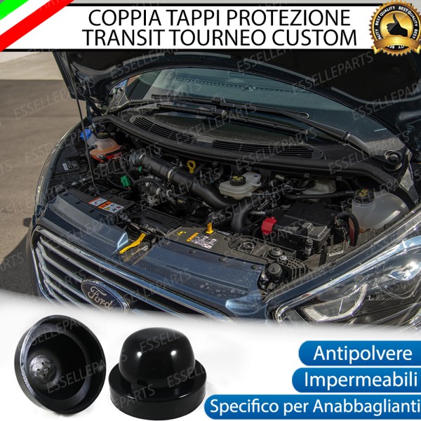 Coppia Tappi Faro In Gomma Transit Tourneo Custom Fari Lenticolari Anabbaglianti