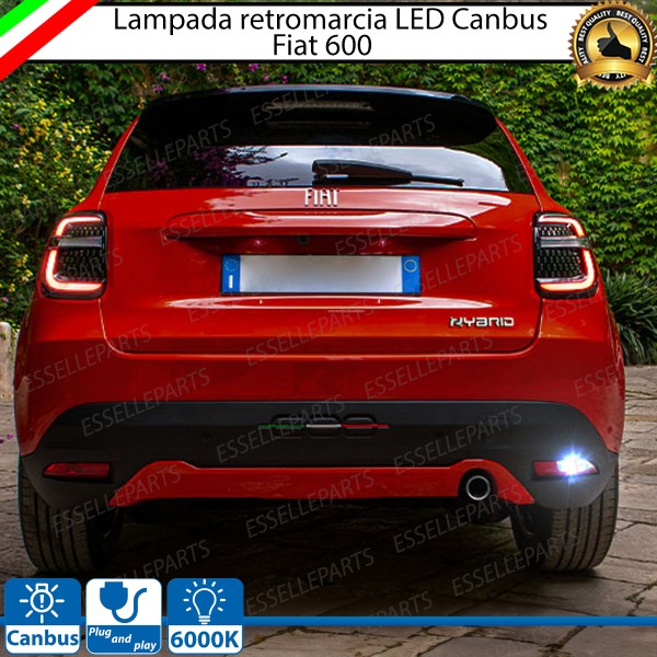 Lampada Retromarcia 24 Led T15 W16W Canbus Fiat 600 6000K Bianco No Errore