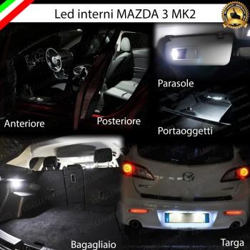 Led interni + Targa Mazda 3 MK2