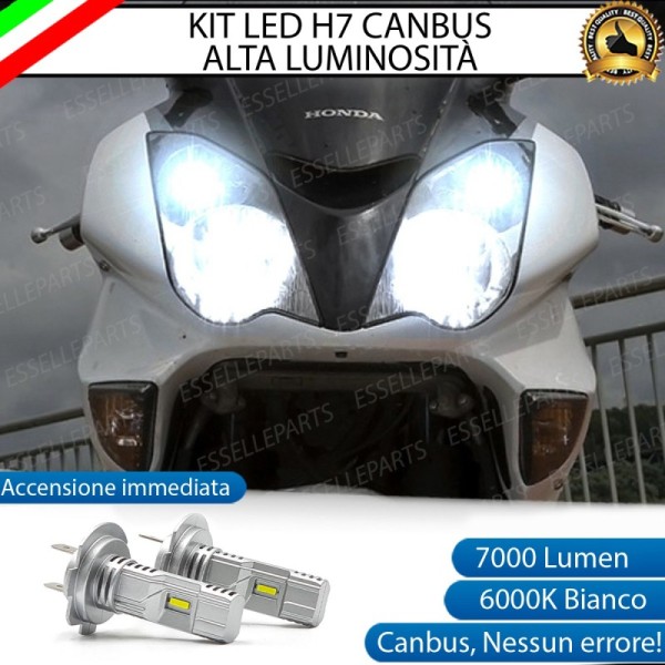 Kit Full LED Lampade H7 7000 Lumen Abbaglianti Honda VFR 800 2006-2013