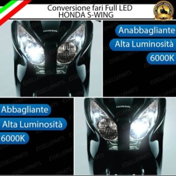 Conversione Fari Full LED per Honda S Wing 125 Luce Bianca