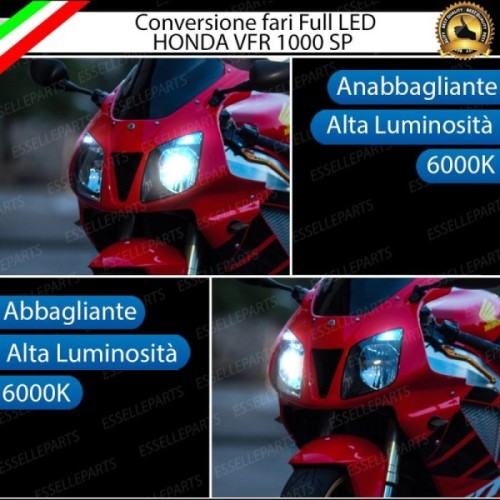 Conversione Fari Full LED per Honda VTR 1000 Luce Bianca