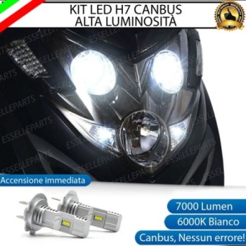 Kit Full LED Coppia H7 7000 Lumen Abbaglianti per KYMCO Myroad 700i 2011-2016