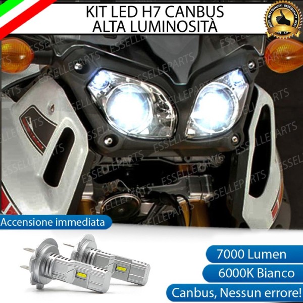 Kit Full LED Coppia H7 7000 Lumen per YAMAHA XT 1200 2010-2015 Z Super Tenere' ABS