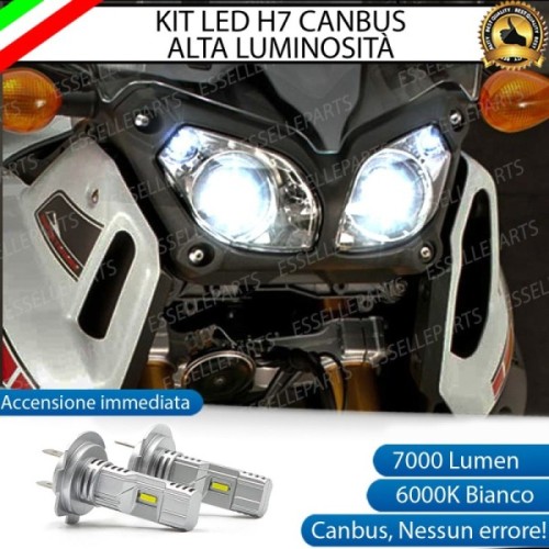 Kit Full LED Coppia H7 7000 Lumen per YAMAHA XT 1200 2017-2020 ZE Super Tenere'