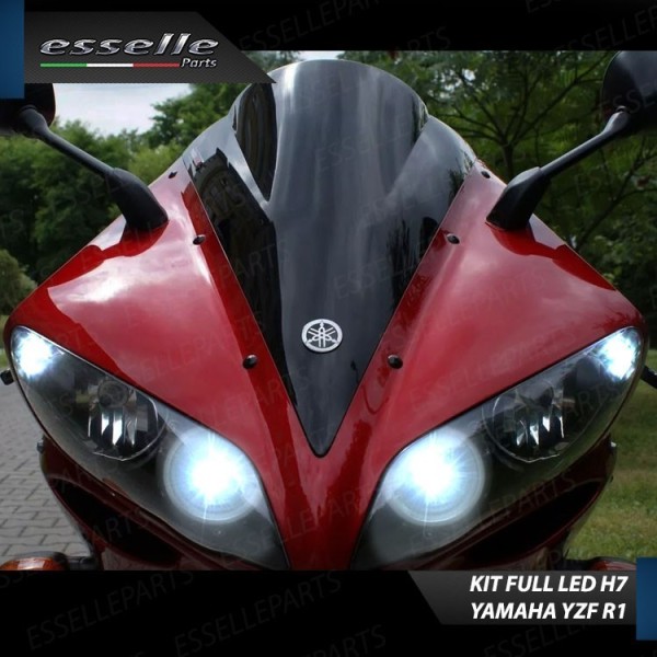 Kit Full LED Coppia H7 7000 Lumen Anabbaglianti per YAMAHA YZF R1 2004-2005