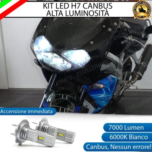 Coppia Lampade Anabbaglianti LED H7 7000 Lumen per APRILIA SL 1000 2000-2004 Falco