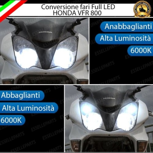 Conversione Fari Full LED HONDA VRF 800 DAL 2002 AL 2013