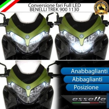 Conversione Fari Full LED per Benelli Tre 899 K Lampade Compatte 6000K Bianco