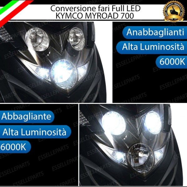 Conversione Fari Full LED KYMCO MYROAD 700i