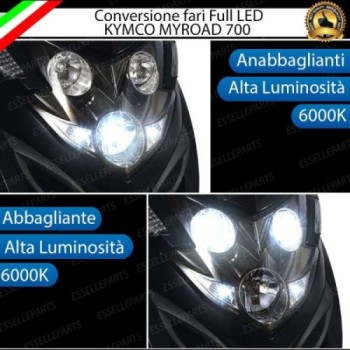 Lampade a Led H7 6000K Canbus per Kymco Myroad 700I