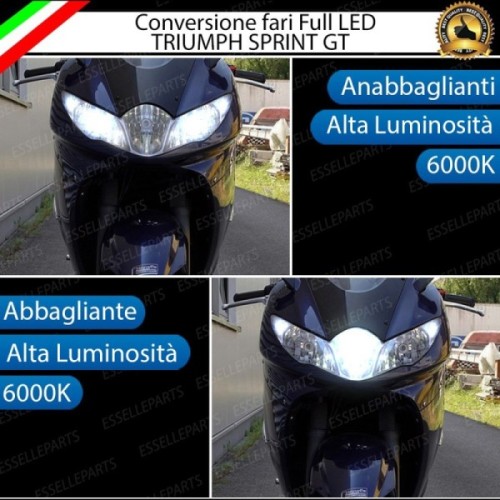 Conversione Fari Full LED triumph SPRINT 1050