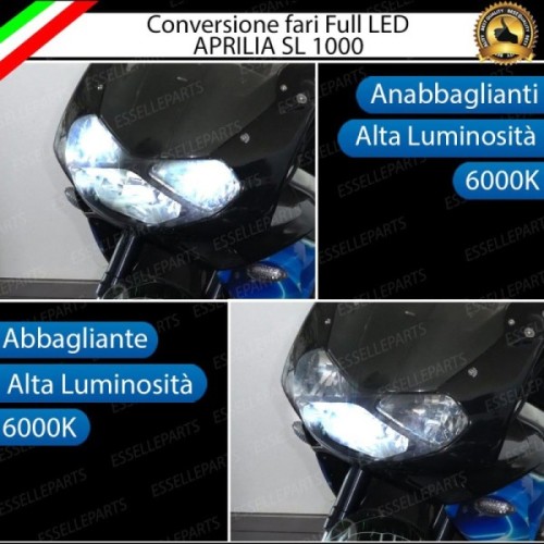 Conversione a Led H7 per Aprilia Sl 1000 2000-2004 Falco