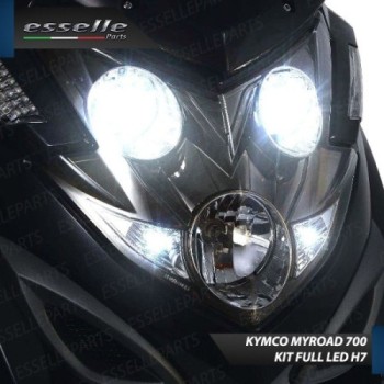 Conversione Fari Full LED per Kymco Myroad 700i Lampade Compatte 6000K Bianco