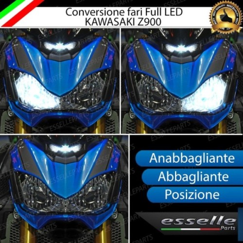 Lampade a Led 6000K Canbus Kawasaki Z 900 Fino Al 2019